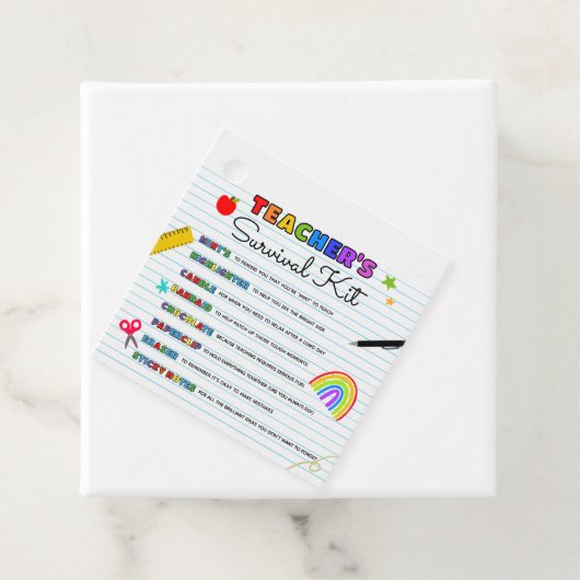 新学期先生サバイバルキットスクエア フェイバータグ (インサイチュ)