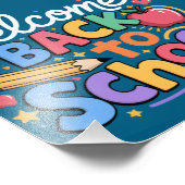 新学期先生学校初日おもしろい フォトプリント            (角)