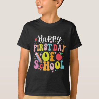 新学期先生学生幸せな初日 Tシャツ