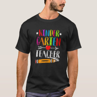 新学期先生学生幼稚園茶 Tシャツ