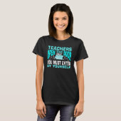 新学期先生引用文 Tシャツ (正面フル)