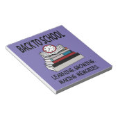 新学期先生新学期 ノートパッド (アングル)