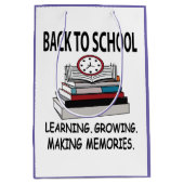 新学期先生新学期 ミディアムペーパーバッグ (正面)