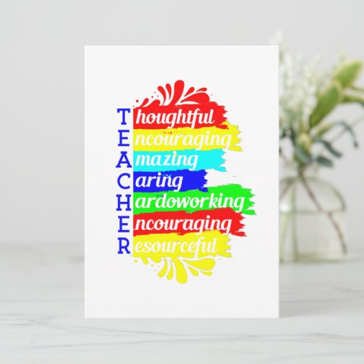 新学期先生評価 招待状 (スタンド正面)