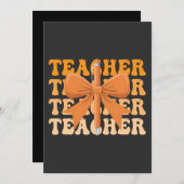 新学期先生鑑賞ボウコケット サンキューカード (正面/裏面)