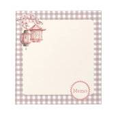 新学期先生鑑賞教室 ノートパッド (正面)