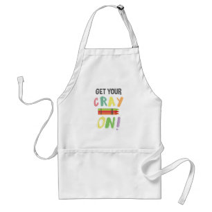 新学期先生Get Your Cray On Crayon スタンダードエプロン