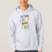 新学期先生Get Your Cray On Crayon パーカ (正面)