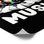 新学期先生Imちょうどここに音楽のために ポスター (角)