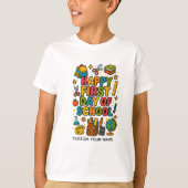 新学期初日のおめでとう Tシャツ (正面)