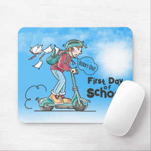 新学期初日の学校生活 マウスパッド
