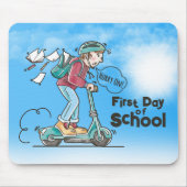 新学期初日の学校生活 |  マウスパッド (正面)