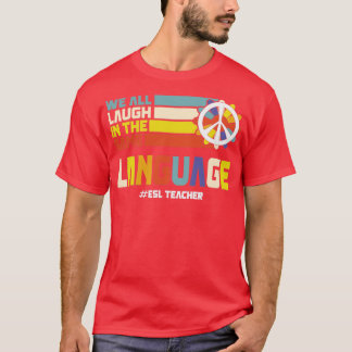 新学期初日ESL先生ESOL学生 Tシャツ
