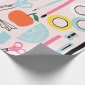 新学期包装紙 ラッピングペーパー (角)