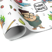 新学期包装紙 ラッピングペーパー (ロールコーナー)