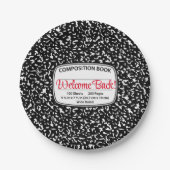 新学期合成パーティープレート ペーパープレート (正面)