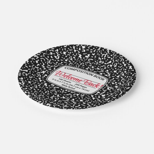 新学期合成パーティープレート ペーパープレート (アングル)