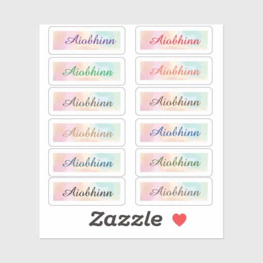 新学期名シール シール (シート)