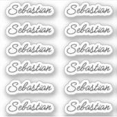 新学期名シール シール (正面)