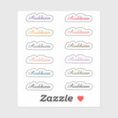 新学期名シール シール (シート)