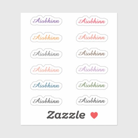 新学期名シール シール (シート)