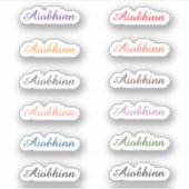 新学期名シール シール (正面)