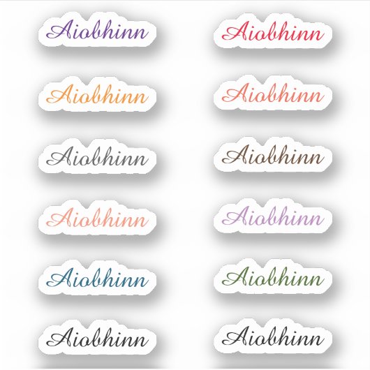 新学期名シール シール (正面)