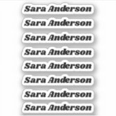 新学期名前をカスタムするシール シール (正面)