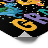 新学期四年生のディーノをつぶす準備ができている ポスター (角)