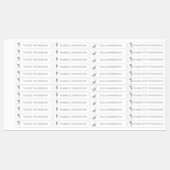 新学期女子体操キッズ名 ラベル (シート)