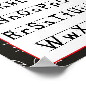 新学期子供へ文字 ポスター (角)