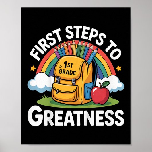 新学期子供へ服、女の子、学生。1 ポスター (正面)