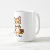 新学期子猫- no1 コーヒーマグカップ (正面右)