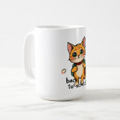 新学期子猫- no1 コーヒーマグカップ (正面左)