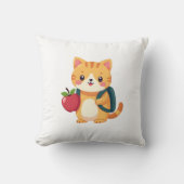 新学期子猫- no6 クッション (正面)