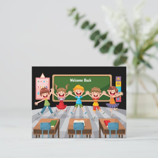 新学期子 ポストカード (スタンド正面)