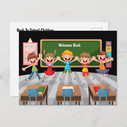 新学期子 ポストカード (正面/裏面)