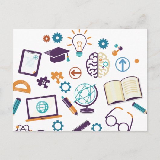 新学期学校用品 ポストカード (正面)