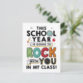 新学期学生勇気付けられるはがき ポストカード (スタンド正面)