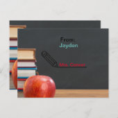 新学期年の先生評価カード ポストカード (正面/裏面)