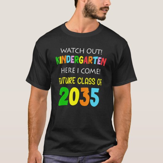 新学期幼稚園ここ来I Future Cla Tシャツ (正面)