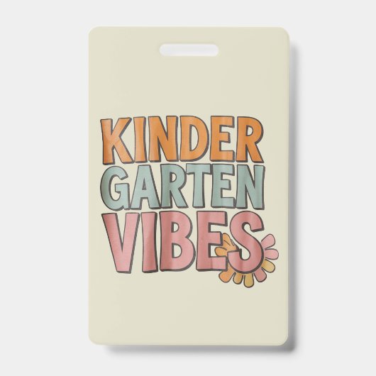 新学期幼稚園前K一年生 バッジ (正面)