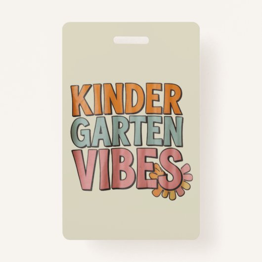 新学期幼稚園前K一年生 バッジ (正面)