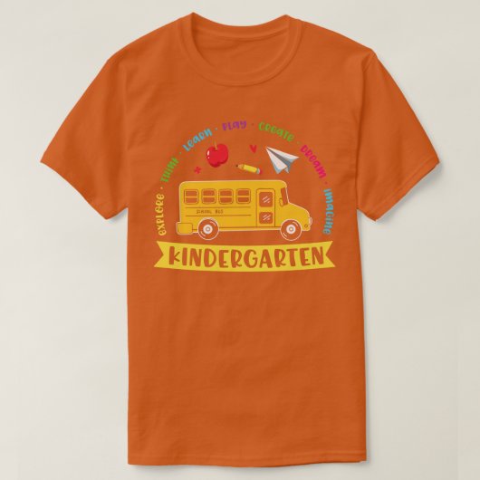 新学期幼稚園(2) Tシャツ (デザイン正面)