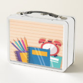 新学期弁当10代 メタルランチボックス (裏面)