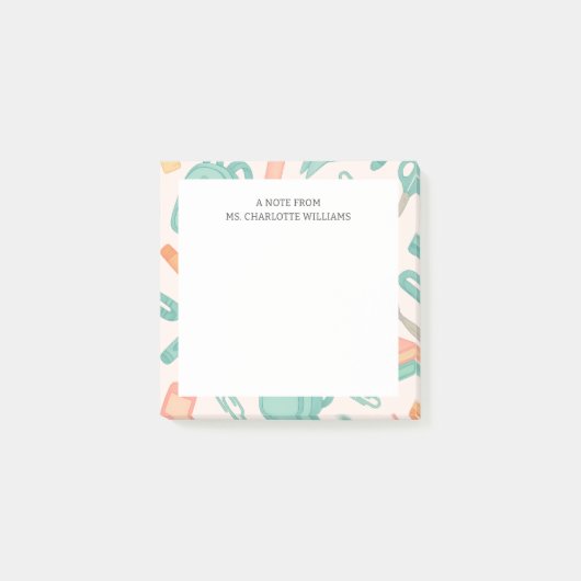 新学期担任教師 ポストイット (正面)