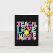 新学期教えラヴインスパイアレトロ先生W カード (黄色い花)