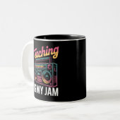 新学期教えレトロのMy Jam 80s ツートーンマグカップ (正面左)