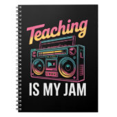 新学期教えレトロのMy Jam 80s ノートブック (正面)