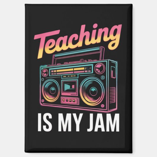 新学期教えレトロのMy Jam 80s マグネット (正面)